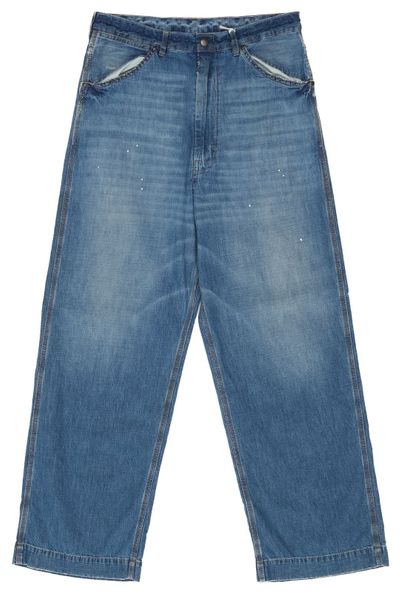 Maison Margiela Patchwork-Detail Wide Leg Jeans