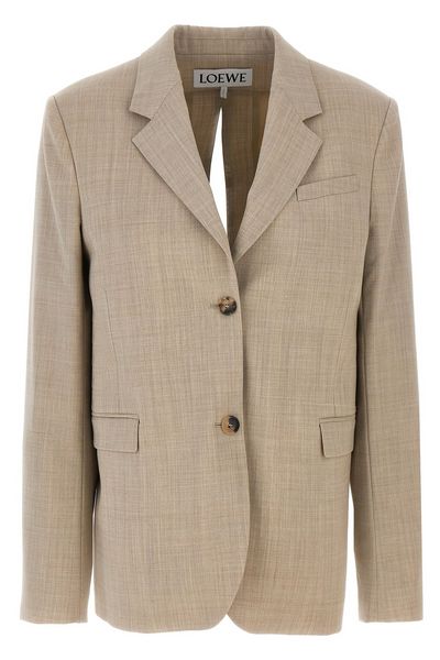 Loewe Single-Breasted Tailored Jacket