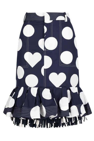 Jacquemus The Cabana Polka-Dot Skirt