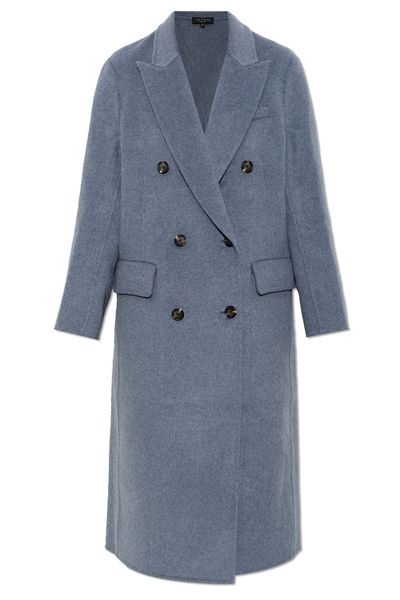 Rag & Bone Double-Breasted Long Coat