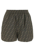 Fendi FF Jacquard Elasticated Waistband Shorts