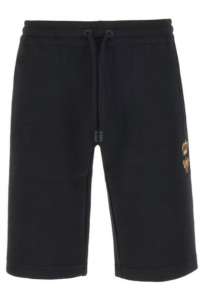 Dolce & Gabbana Motif Embroidered Jersey Jogging Shorts