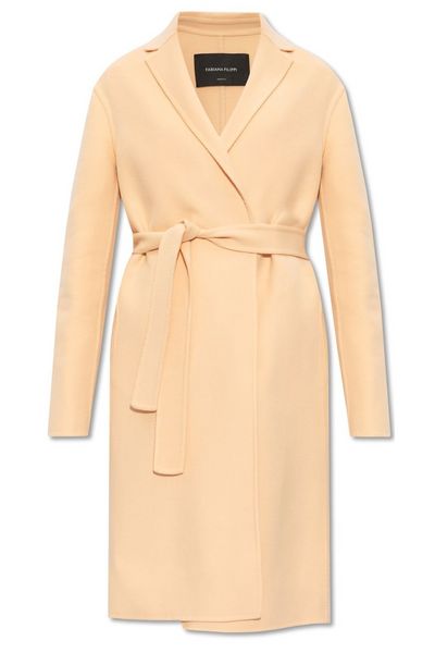 Fabiana Filippi Belted Waist Long Sleeved Peacoat