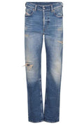 Diesel 1988 D-ARK Distressed Straight Leg Jeans
