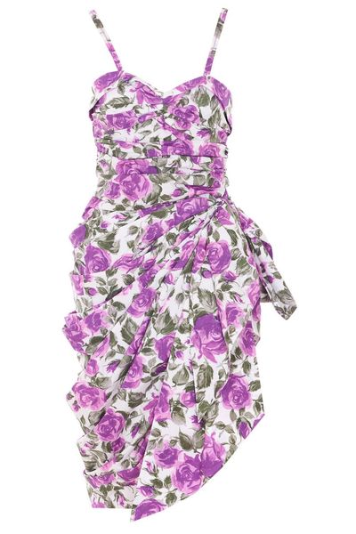 Chloé Wrapped Bustier Midi Dress