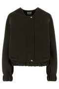 Khaite Cordan Elastic-Hem Jacket