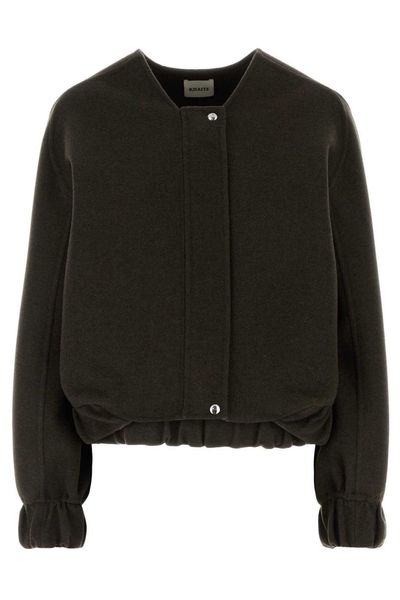 Khaite Cordan Elastic-Hem Jacket
