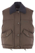Miu Miu Button-Up Drawstring Gilet