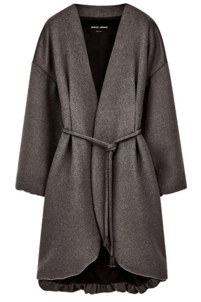 Giorgio Armani Belted Oversized Coat