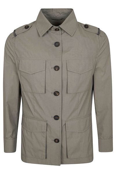 Brunello Cucinelli Lightweight Poplin Outerwear Jacket