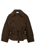 Lemaire Short Double-Breasted Belted Coat