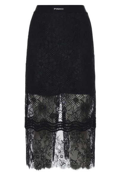Pinko Lace Midi Skirt