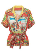 Dolce & Gabbana Graphic-Printed Pajama-Style Shirt