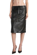 Christopher Esber Burnished Eddie Leather Skirt