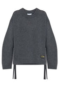 Ganni Logo Patch Oversized Jumper