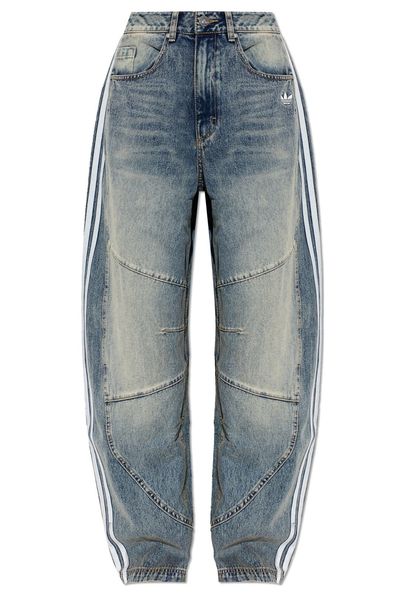 Adidas Originals Panelled Three-Stripe Jeans