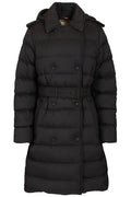 Burberry Belted Hooded Down Jacket