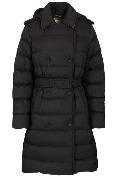 Burberry Belted Hooded Down Jacket