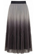 Peserico Gradient Effect Pleated Midi Skirt