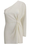Valentino Draped One-Shoulder Dress