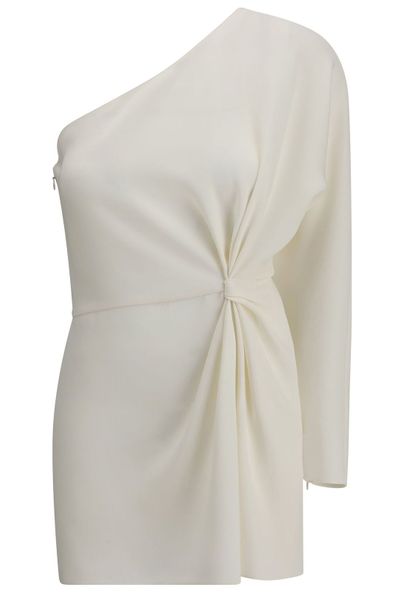 Valentino Draped One-Shoulder Dress