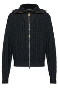 Versace ZIp-Up Knitted Cardigan