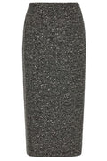 Valentino Embellished Ruffled Pencil Skirt
