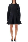 Stella McCartney Peplum Crewneck Mini Dress