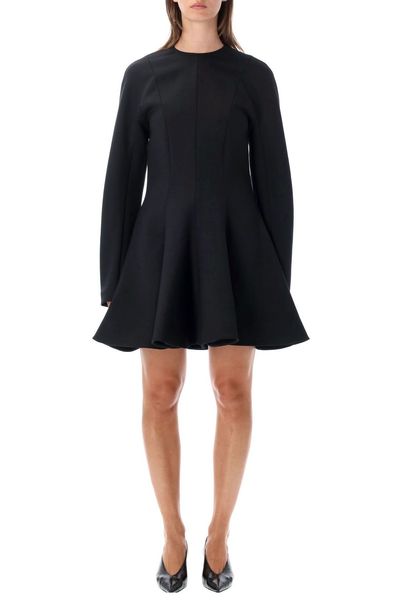 Stella McCartney Peplum Crewneck Mini Dress