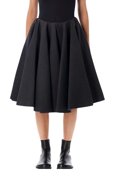 AMI Paris Midi Peplum Skirt