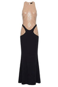 Mugler Sequin Embellished Sleeveless Dress