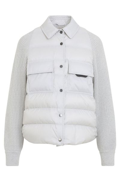 Brunello Cucinelli Long Sleeved Padded Jacket