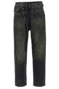 R13 Crossover Distressed Jeans