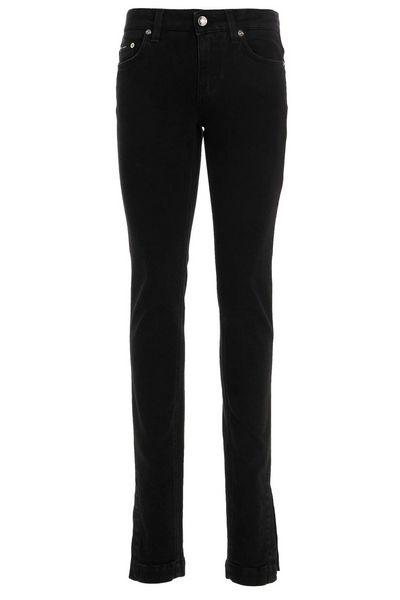 Dolce & Gabbana Logo-Plaque Stretch Demin Jeans