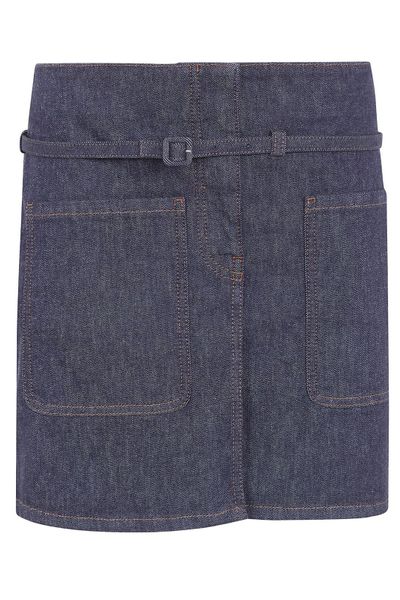 Courrèges 2-Pocket Denim Skirt