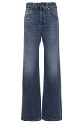 Brunello Cucinelli Logo Patch Flared Leg Jeans