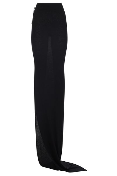 Rick Owens Drawstring Maxi Skirt
