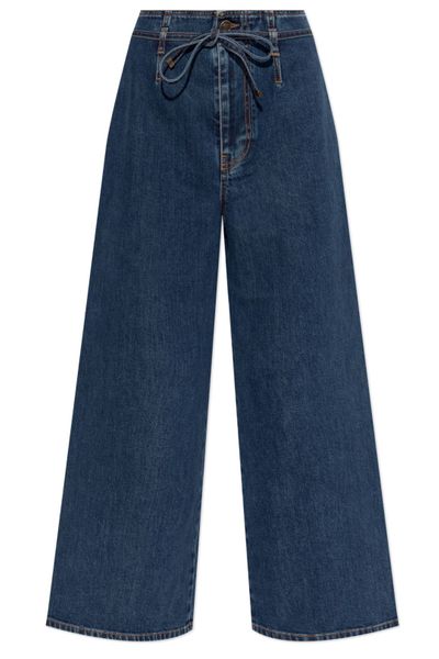 Etro High-Waisted Drawstring Jeans