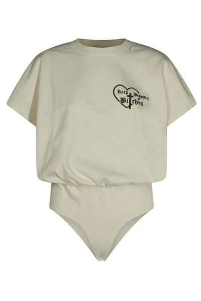 Willy Chavarria Graphic Bodysuit T-Shirt