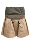 Sacai Panelled Buttoned Skirt