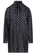 Gucci Printed Long-Sleeve Twill Dress