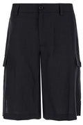 Dolce & Gabbana Logo Patch Cargo Shorts