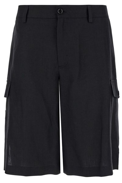 Dolce & Gabbana Logo Patch Cargo Shorts