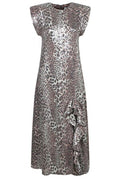 Ganni Leopard Printed Maxi Dress