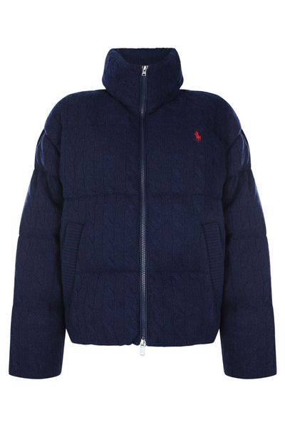 Polo Ralph Lauren Cable-Knit Down Jacket