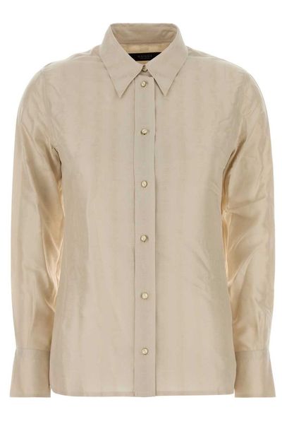 Gucci Interlocking-G Button Jacquard Shirt