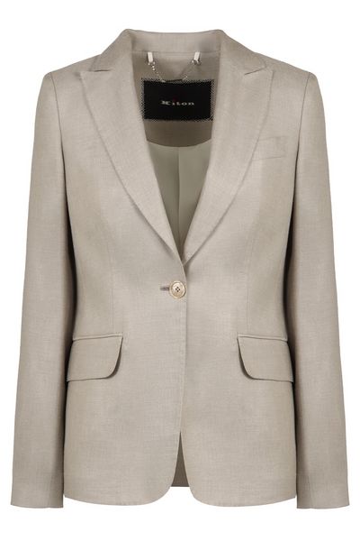 Kiton Single Breasted Tailored Jacket