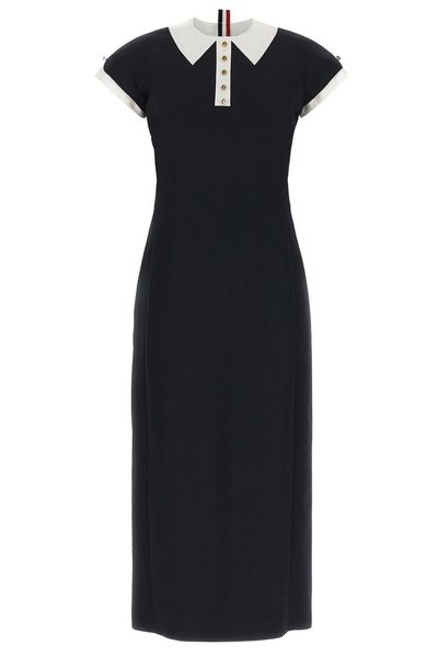 Thom Browne Hopsack RWB Tab Suiting Dress