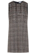 Brunello Cucinelli Checked Mini Dress