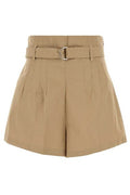 Prada High-Waist Belted Shorts